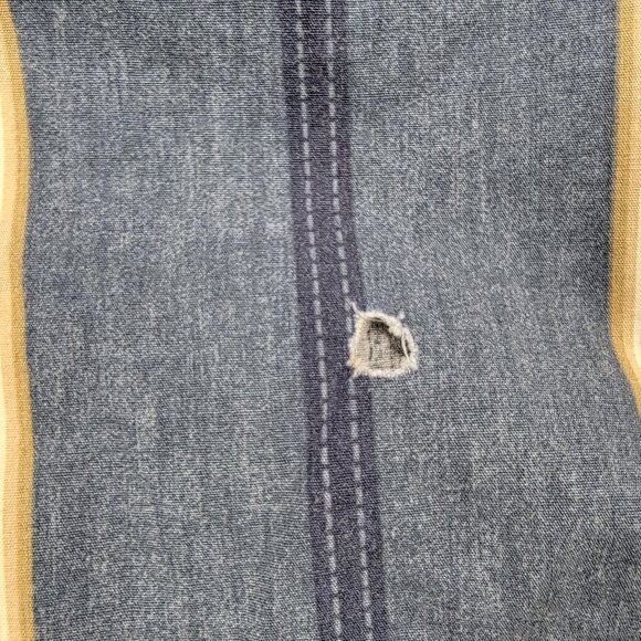 Chaps Ralph Lauren Shirt Mens Medium/Large Striped Vintage Button Up Long Sleeve - Picture 5 of 12